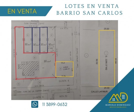 LOTES Y FRACCIONES JUNTOS O SEPARADOS