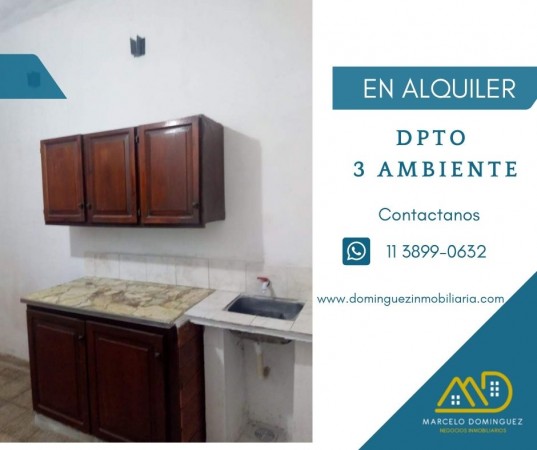 Departamento 3 AMB en Alquiler 