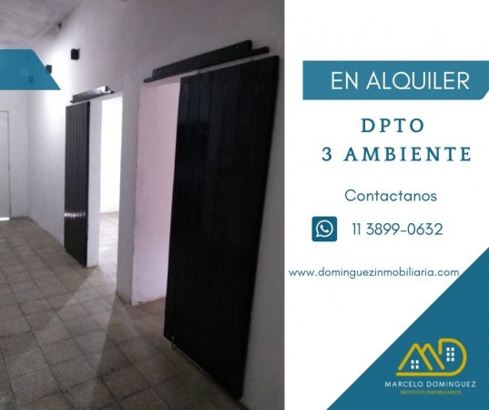 Departamento 3 AMB en Alquiler 