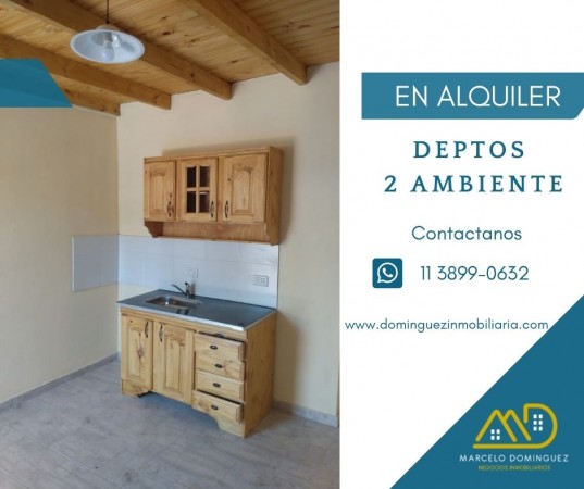 Departamento en Alquiler 2 ambientes