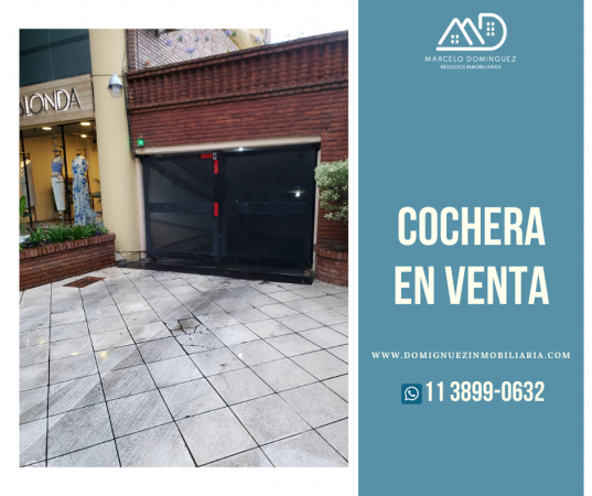 COCHERA EN VENTA  EN SAN MIGUEL 