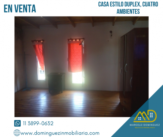 Casa estilo duplex en venta trujui 