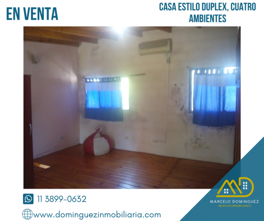 Casa estilo duplex en venta trujui 