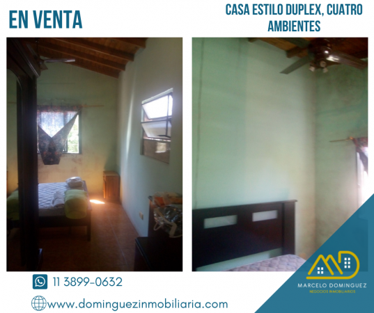 Casa estilo duplex en venta trujui 