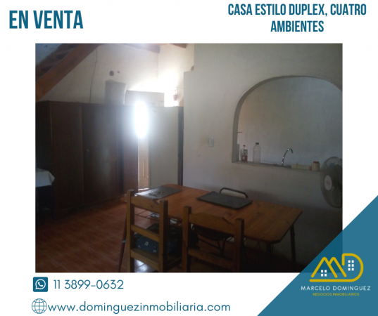 Casa estilo duplex en venta trujui 