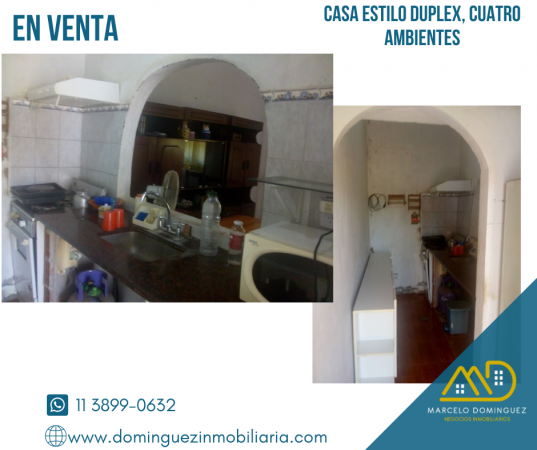 Casa estilo duplex en venta trujui 