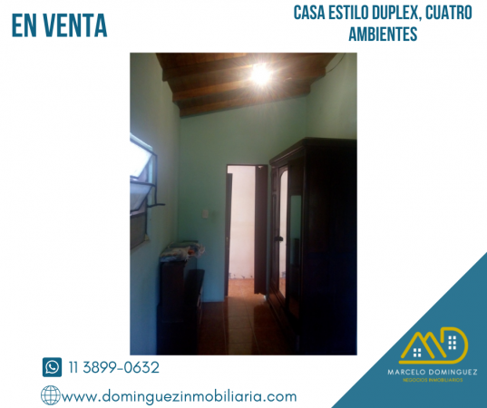 Casa estilo duplex en venta trujui 