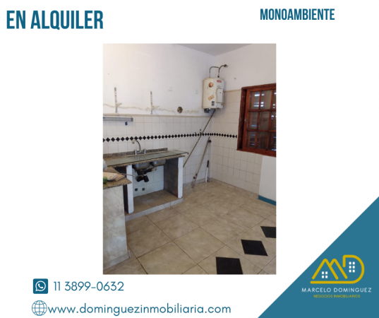 MONOAMBIENTE EN CRUCE CASTELAR