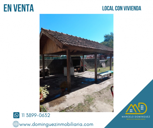 LOCAL COMERCIAL CON VIVIENDA