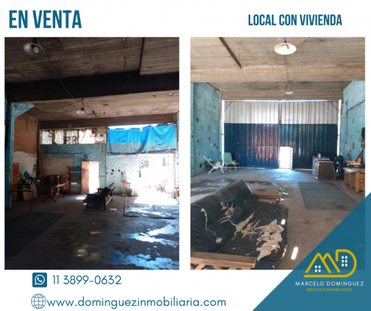 LOCAL COMERCIAL CON VIVIENDA