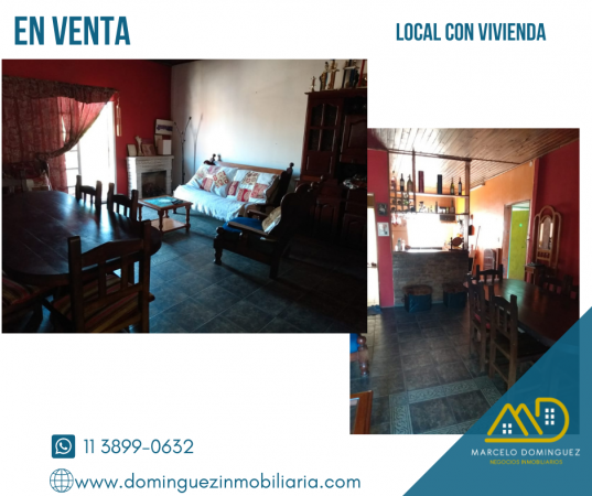 LOCAL COMERCIAL CON VIVIENDA