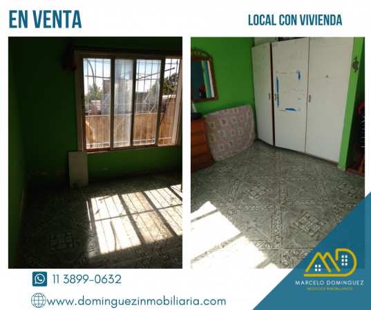 LOCAL COMERCIAL CON VIVIENDA