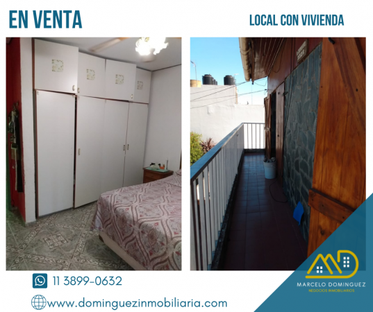 LOCAL COMERCIAL CON VIVIENDA