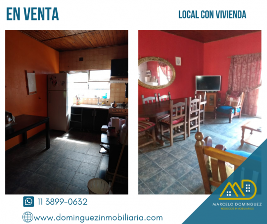 LOCAL COMERCIAL CON VIVIENDA