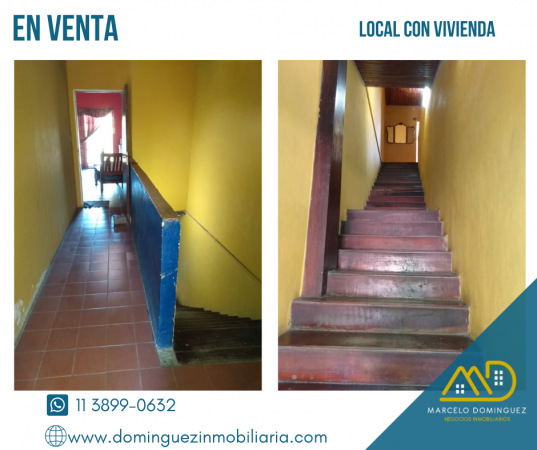 LOCAL COMERCIAL CON VIVIENDA