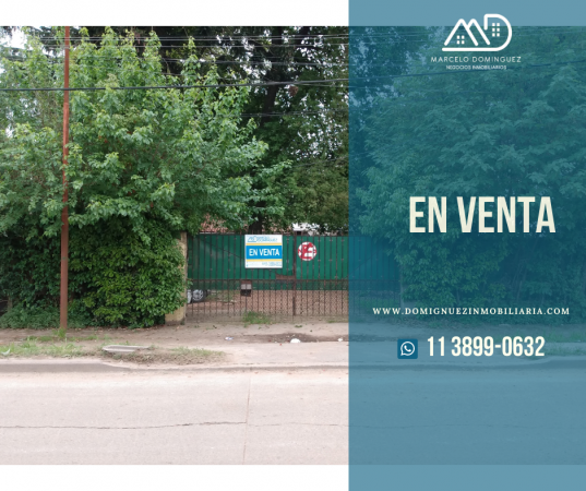 LOTE CON MEJORAS EN VENTA EN CRUCE CASTELAR