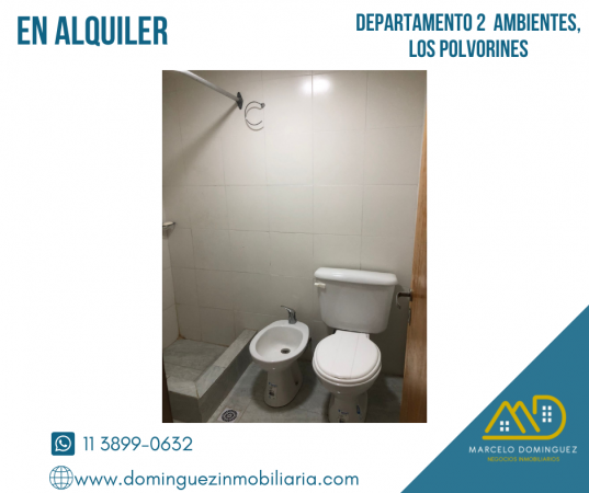 DEPARTAMENTO EN ALQUILER 2 AMBIENTES POLVORINES