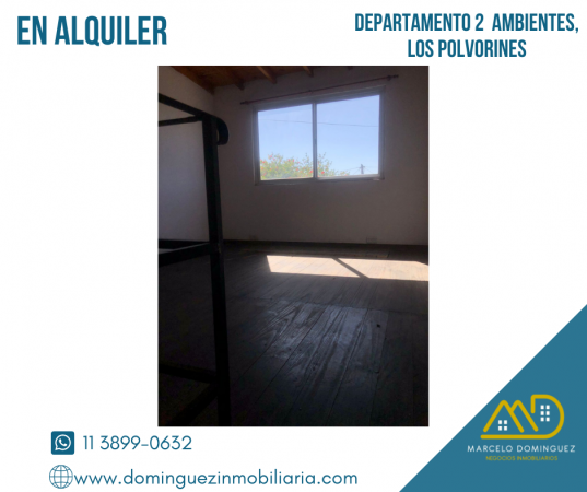 DEPARTAMENTO EN ALQUILER 2 AMBIENTES POLVORINES