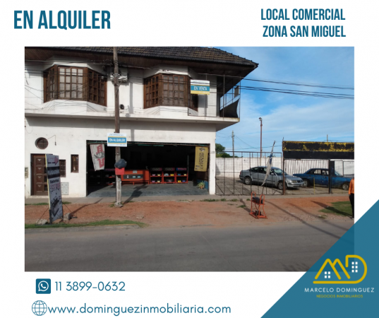 LOCAL EN ALQUILER ZONA SAN MIGUEL