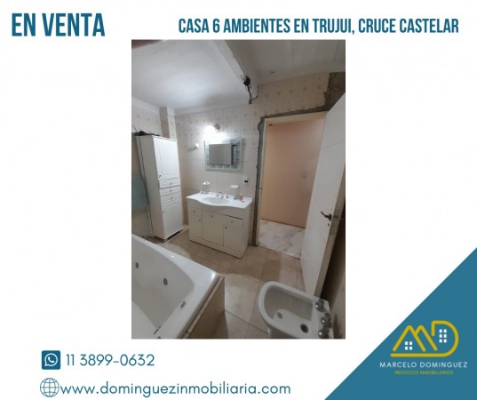 CASA 6 AMBIENTES ZONA TRUJUI EN VENTA