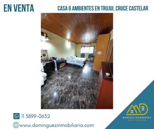 CASA 6 AMBIENTES ZONA TRUJUI EN VENTA