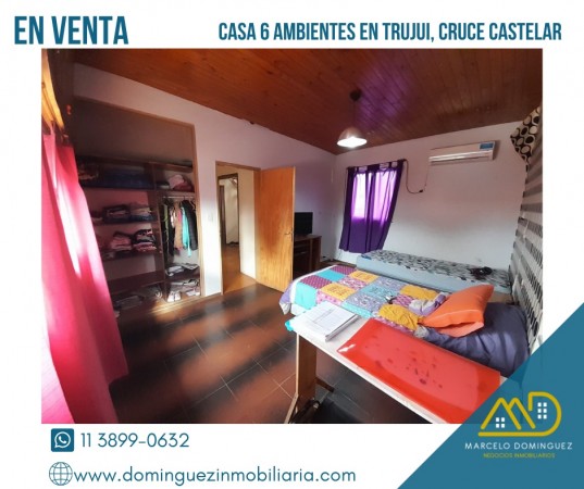 CASA 6 AMBIENTES ZONA TRUJUI EN VENTA