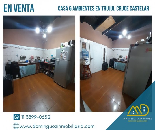 CASA 6 AMBIENTES ZONA TRUJUI EN VENTA