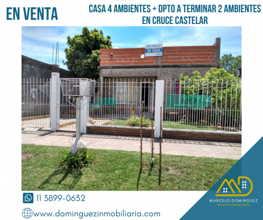 Casa en venta en Cruce Castelar