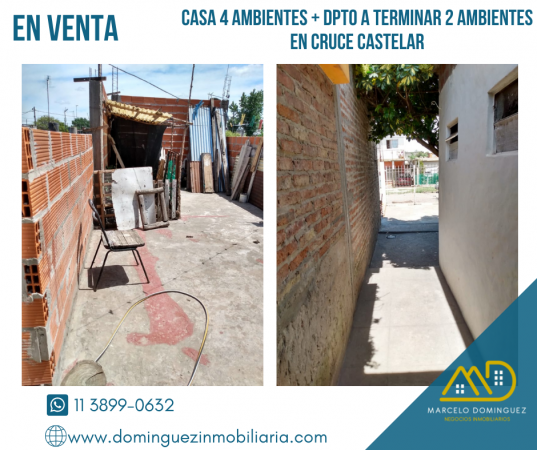 Casa en venta en Cruce Castelar