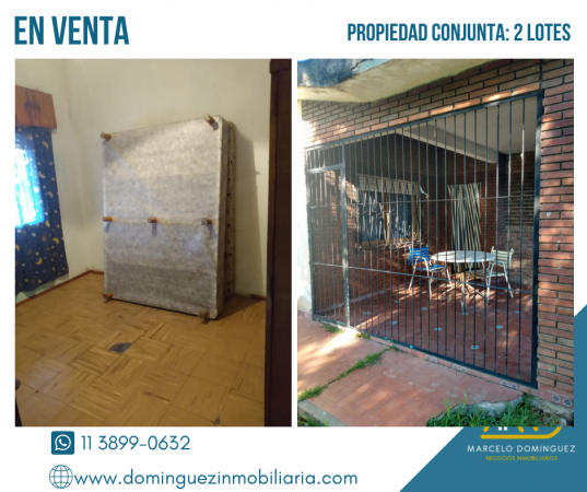 PROPIEDAD CONJUNTA DE DOS LOTES EN VENTA ZONA TRUJUI