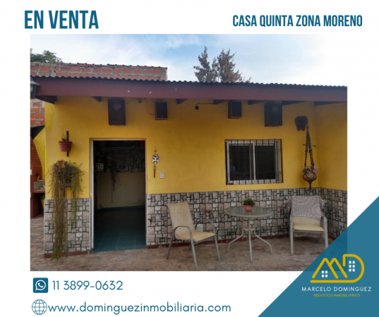 CASA QUINTA EN MORENO EN VENTA