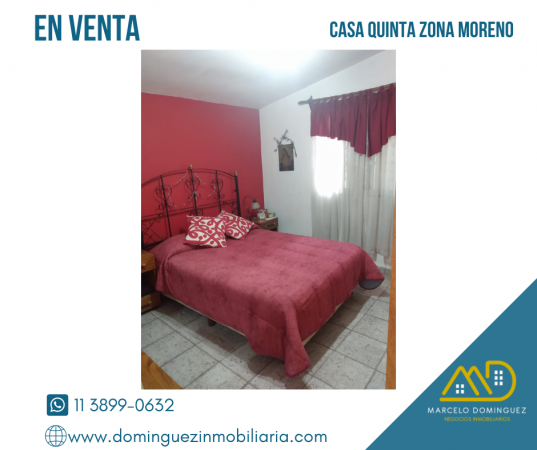 CASA QUINTA EN MORENO EN VENTA