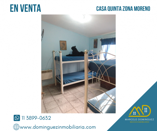 CASA QUINTA EN MORENO EN VENTA