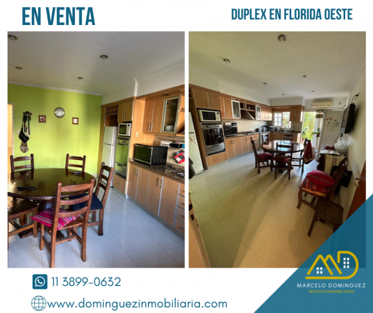 DUPLEX EN VENTA ZONA FLORIDA OESTE