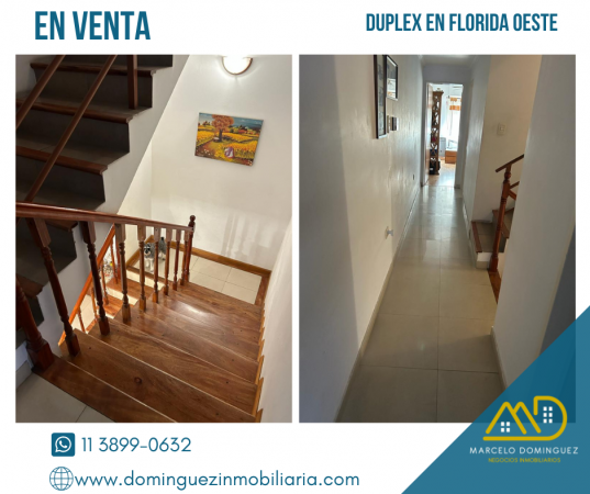 DUPLEX EN VENTA ZONA FLORIDA OESTE