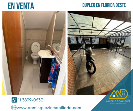 DUPLEX EN VENTA ZONA FLORIDA OESTE