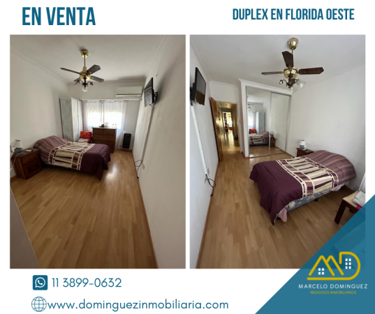 DUPLEX EN VENTA ZONA FLORIDA OESTE