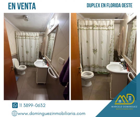 DUPLEX EN VENTA ZONA FLORIDA OESTE