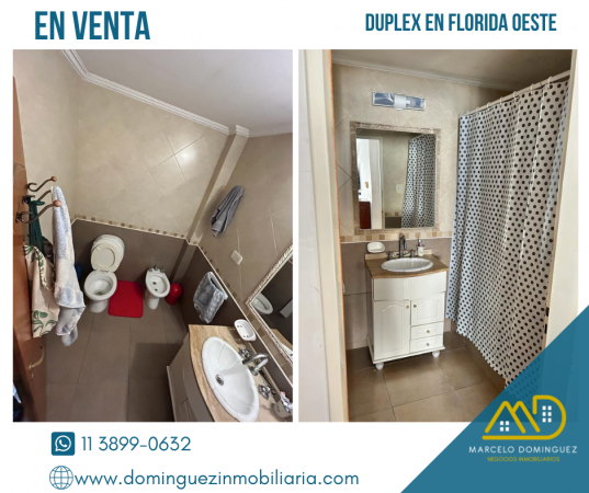 DUPLEX EN VENTA ZONA FLORIDA OESTE