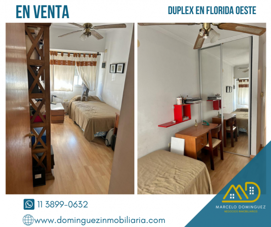 DUPLEX EN VENTA ZONA FLORIDA OESTE