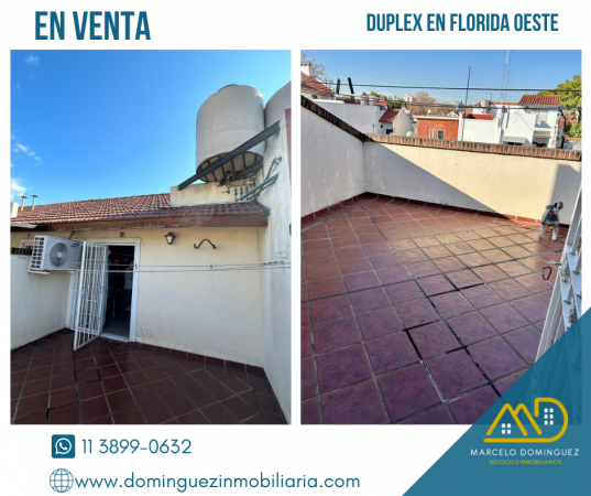 DUPLEX EN VENTA ZONA FLORIDA OESTE