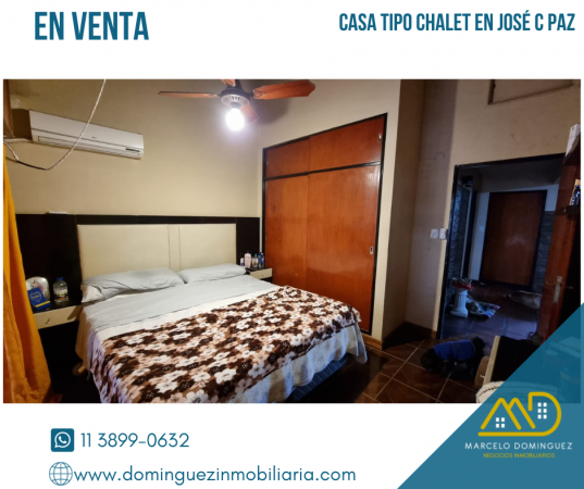 CASA TIPO CHALET EN VENTA ZONA JOSE C PAZ