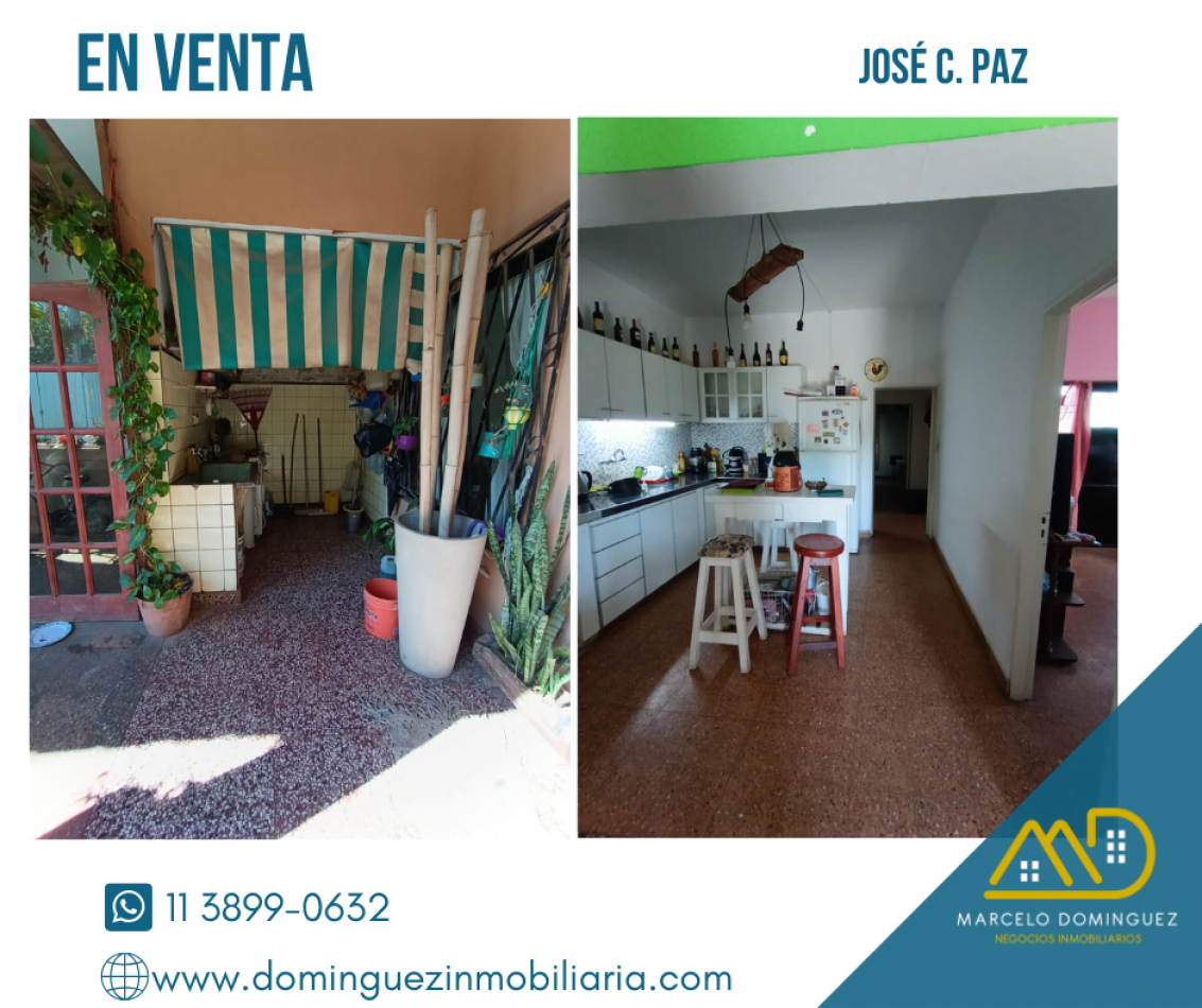 CASA EN VENTA EN JOSE C. PAZ