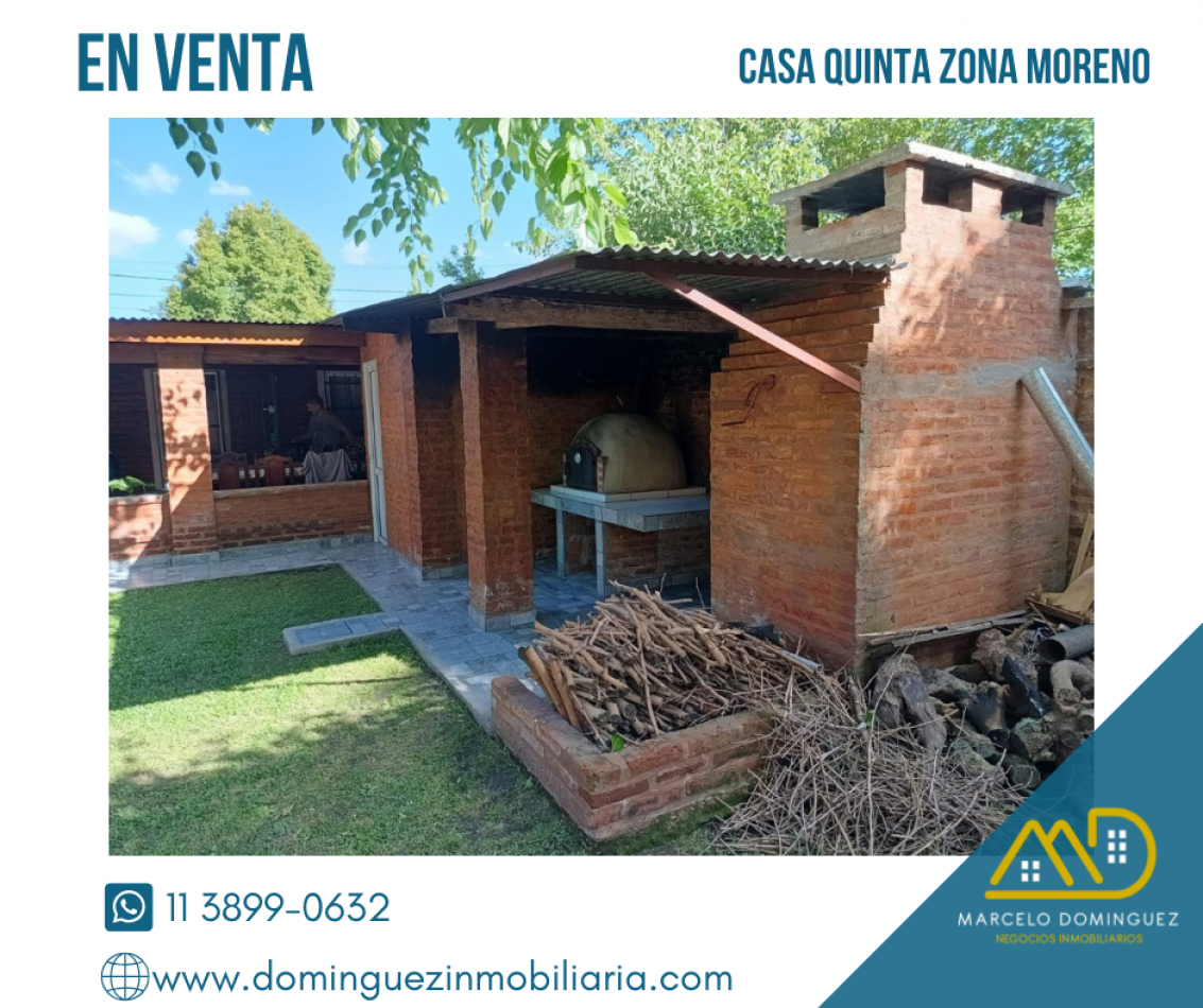 CASA ESTILO QUINTA ZONA MORENO EN VENTA