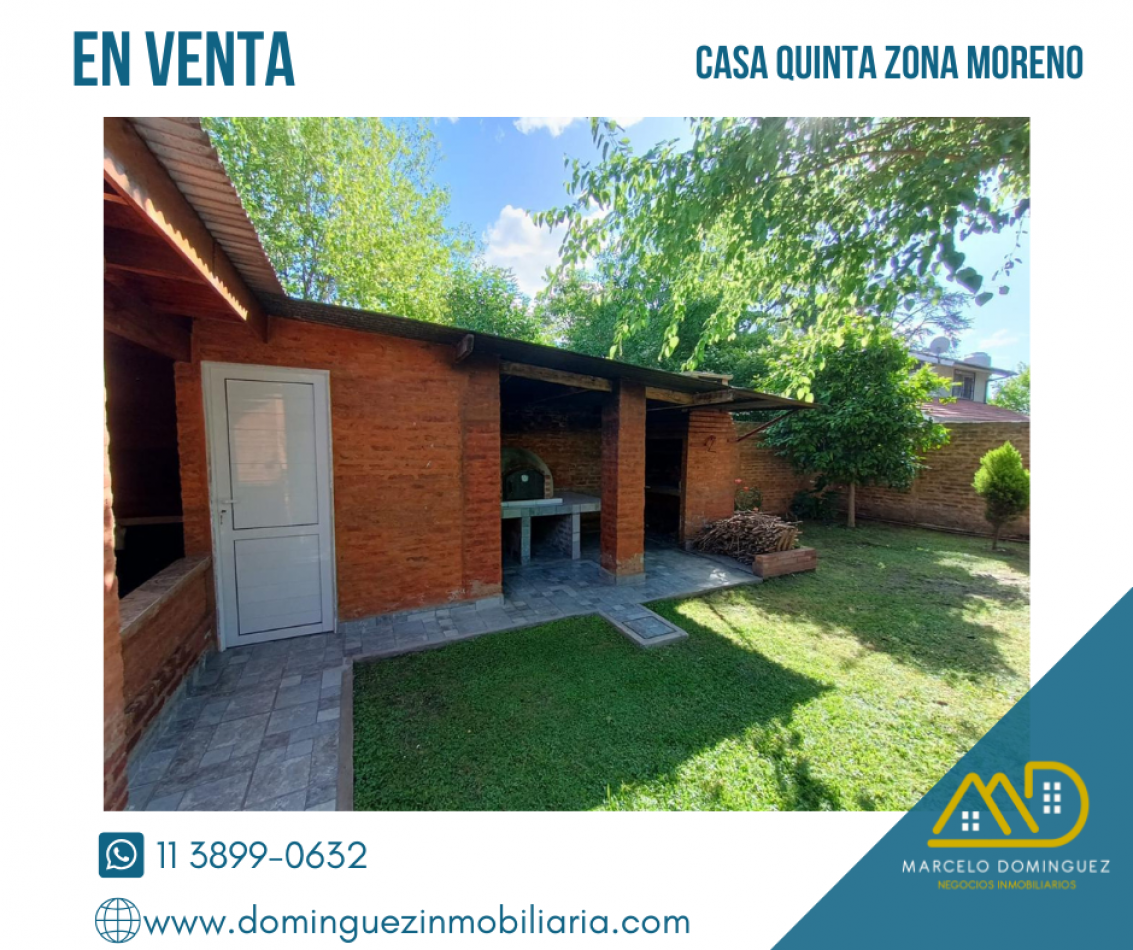 CASA ESTILO QUINTA ZONA MORENO EN VENTA