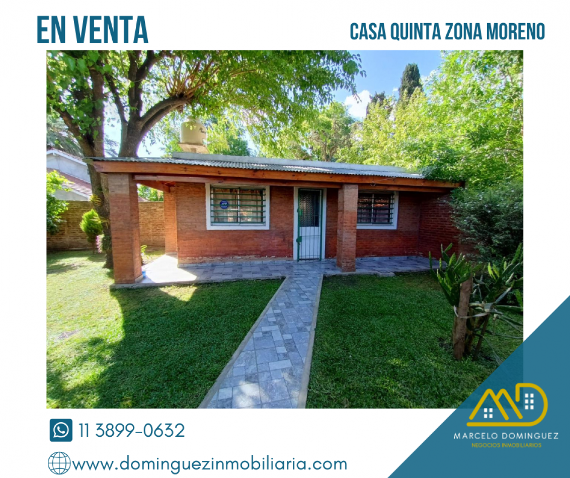 CASA ESTILO QUINTA ZONA MORENO EN VENTA