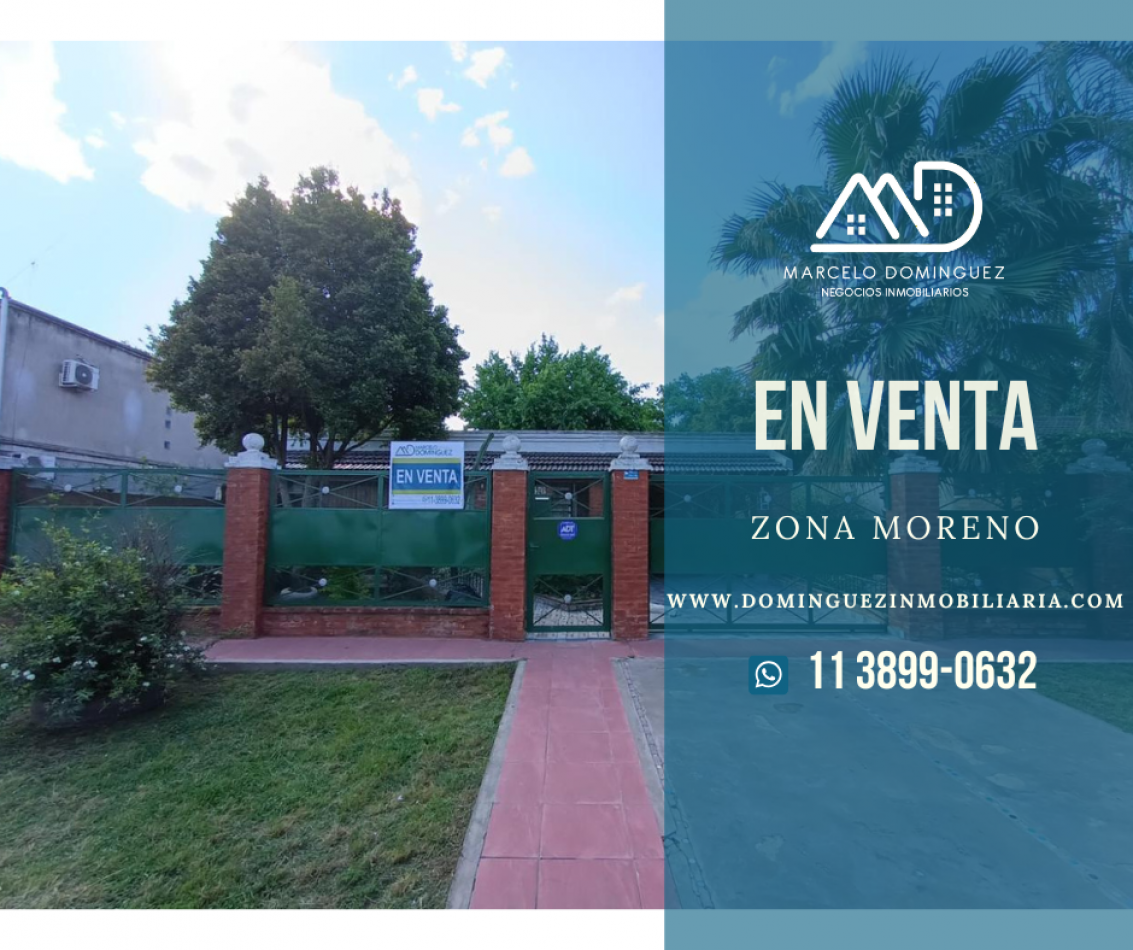 CASA ESTILO QUINTA ZONA MORENO EN VENTA