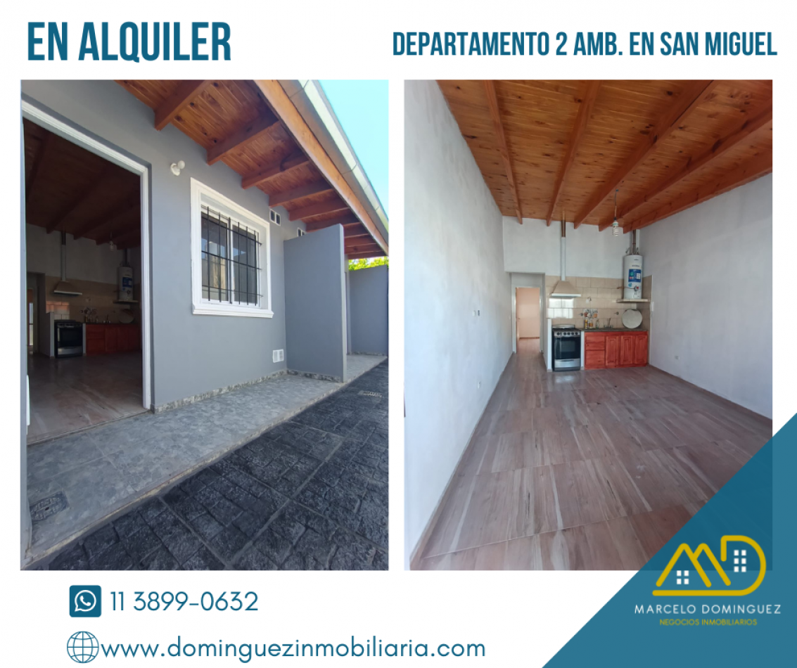 3 DEPARTAMENTOS A ESTRENAR EN ALQUILER - SAN MIGUEL 