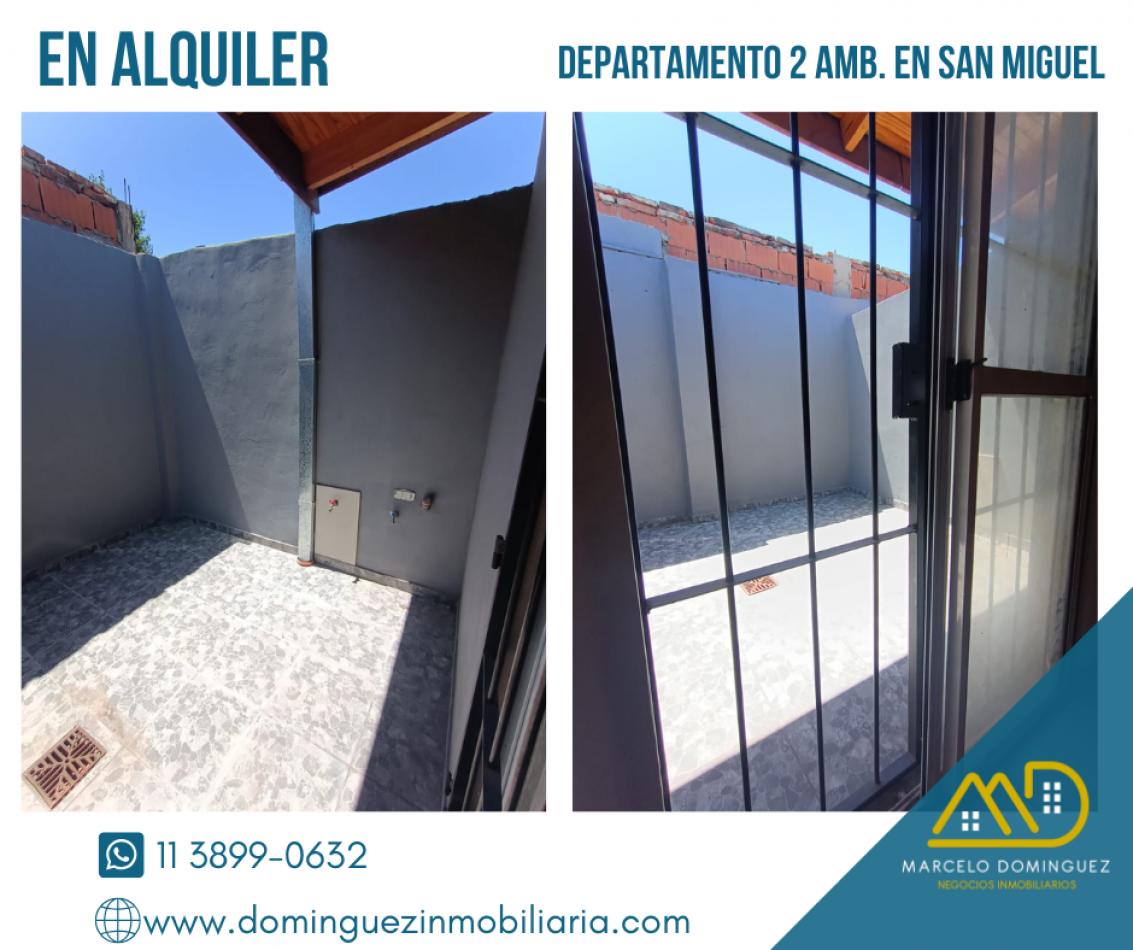 3 DEPARTAMENTOS A ESTRENAR EN ALQUILER - SAN MIGUEL 