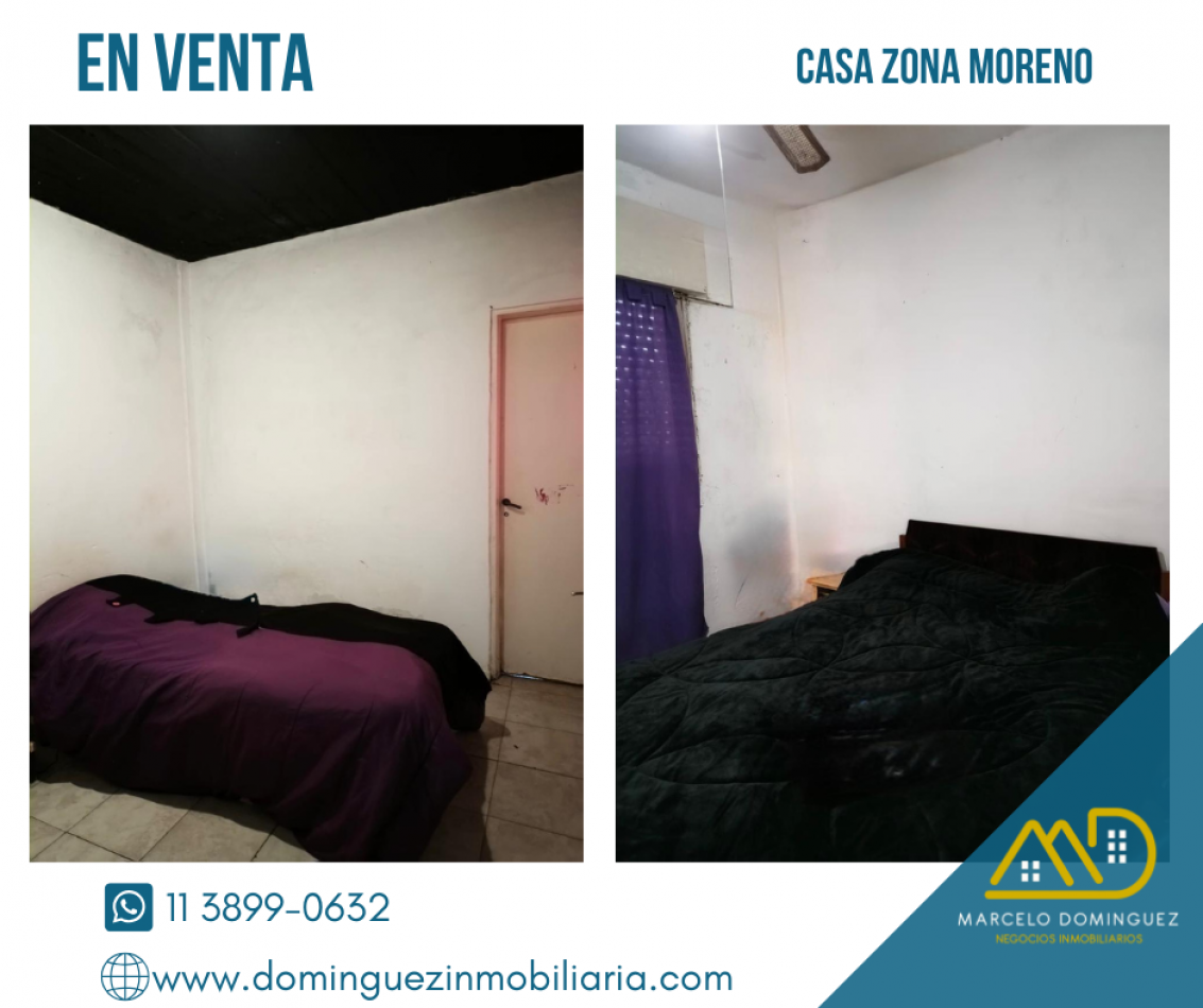 CASA ZONA MORENO EN VENTA 